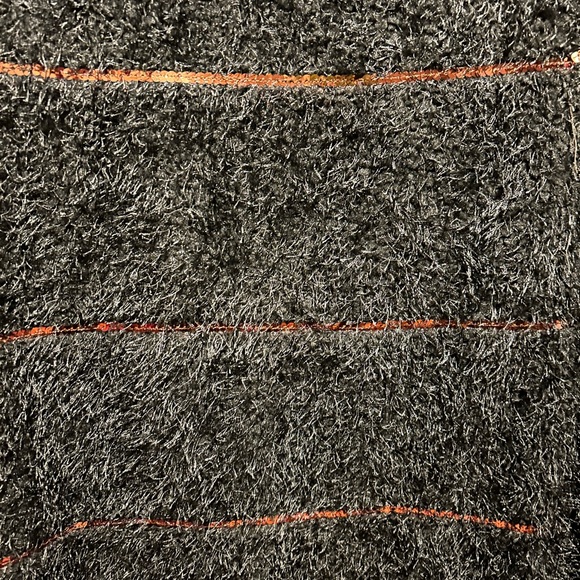 Darling navy blue fuzzy dress coat - Picture 5 of 9